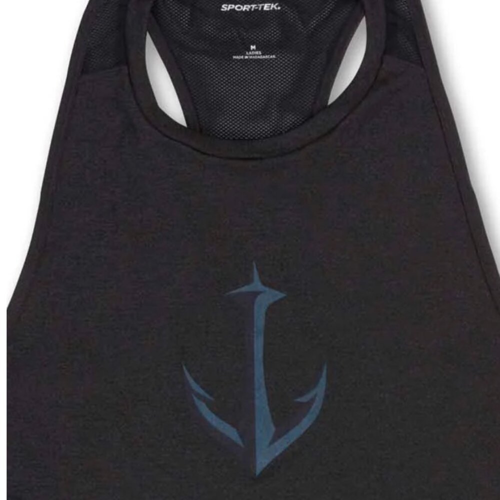 Seattle Kraken Ladies Endeavor Tank - Women's Large - New - Black Heather